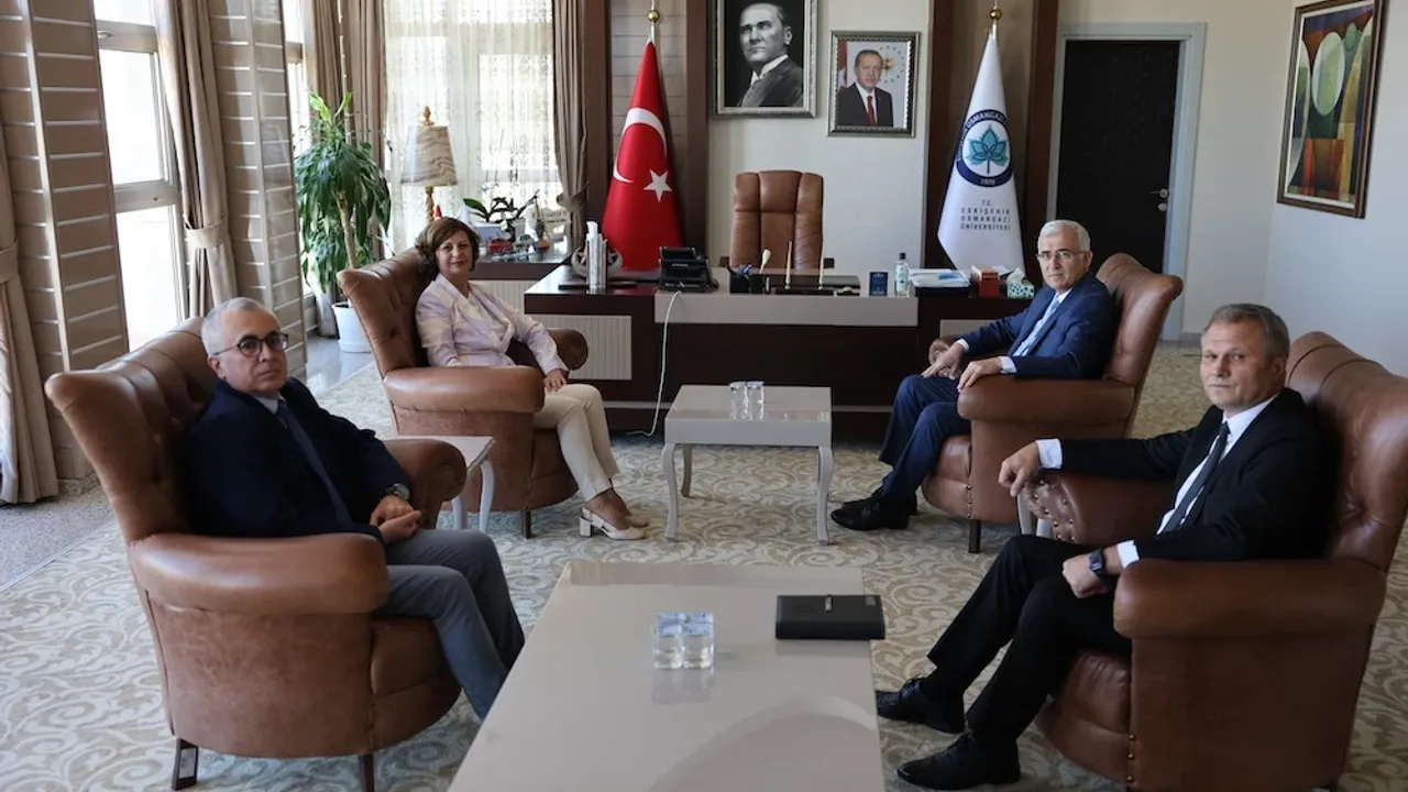 Başkan Ünlüce Rektörlere Ziyarette Bulundu